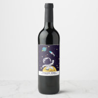 Spaceman Astronaut FloaTS im Weltraum Vielen Dank