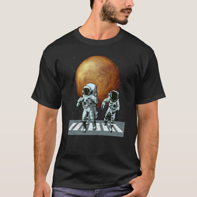 Spaceman  Astronauts Astonomy Space Mars Planet T-Shirt (Vorderseite)