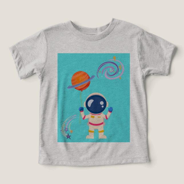 Spaceman Cartoon Abenteuer. (Design Vorderseite)