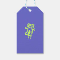 Spaceman-Geschenk-Tag