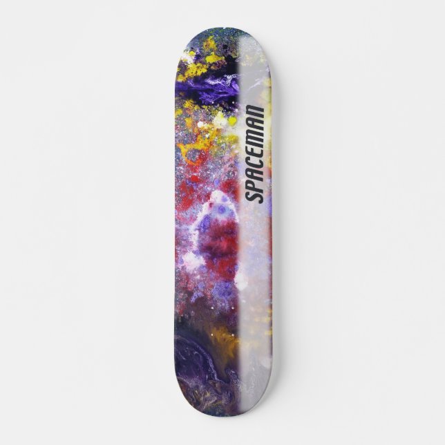Spaceman Longboard Skateboard (Vorne)