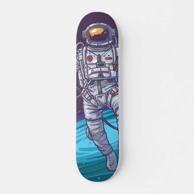 Spaceman Skateboard Deck (Vorne)