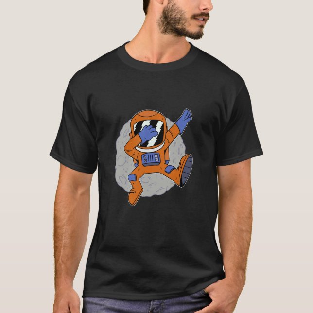 spaceman space astronaut dab dabbing T-Shirt (Vorderseite)