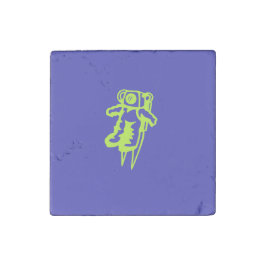 Spaceman Stone Magnet