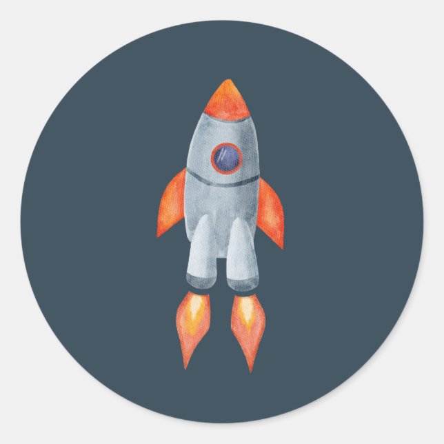 Spaceship Sticker (Vorderseite)