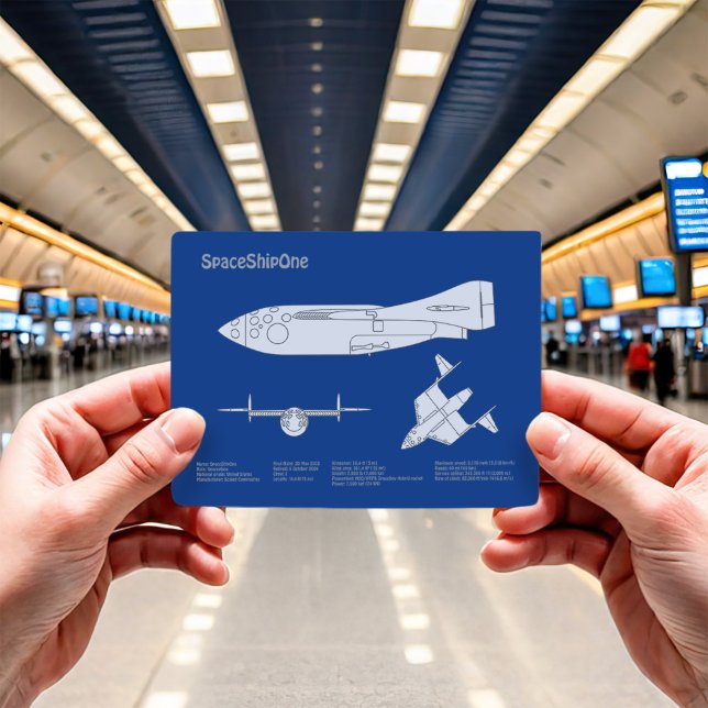 SpaceShipOne - Flugzeugkonzepte ABD Postkarte (Von Creator hochgeladen)