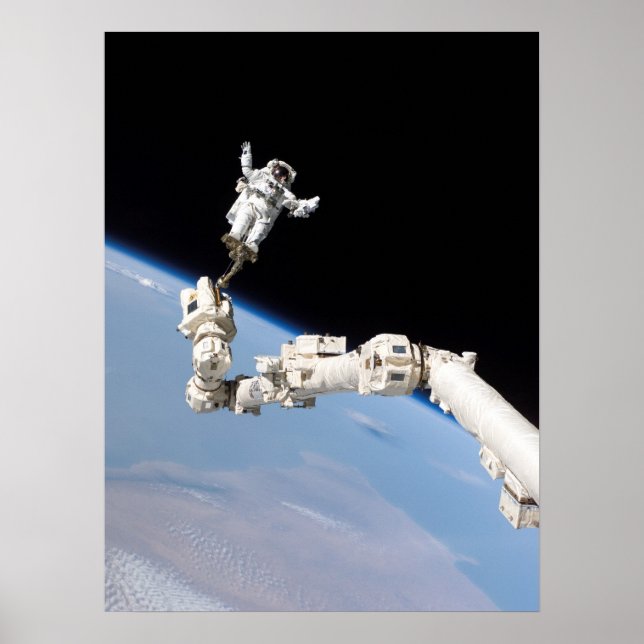 Spacewalk während STS-114 Shuttle-Mission zum ISS Poster (Vorne)