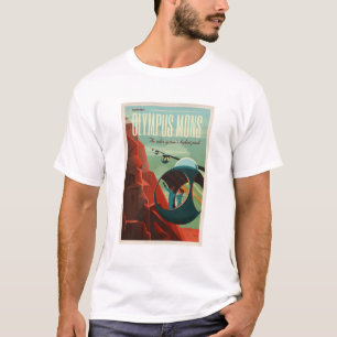 SpaceX-Mars Olympus Mons Tourism Poster T-Shirt