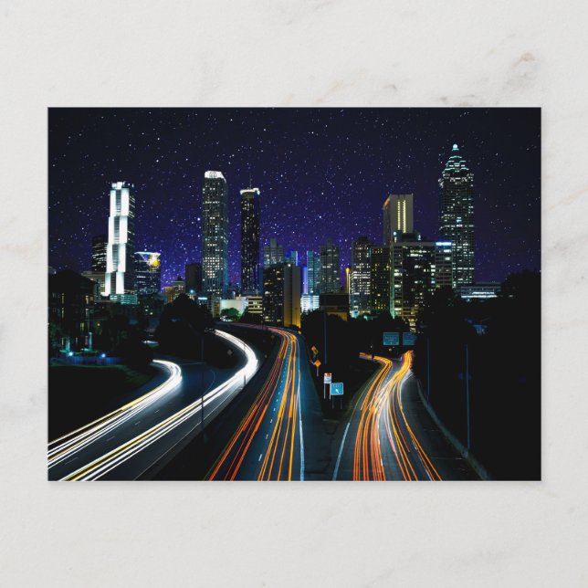 Spacey Atlanta Postkarte (Vorderseite)