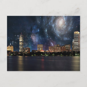 Spacey Boston Postkarte