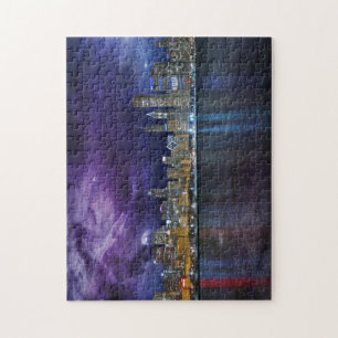 Spacey Chicago Skyline Puzzle