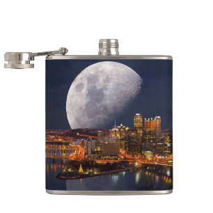 Spacey Pittsburgh Flachmann