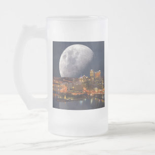 Spacey Pittsburgh Mattglas Bierglas