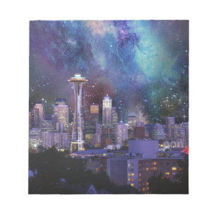 Spacey Seattle Notizblock