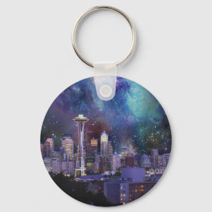 Spacey Seattle Schlüsselanhänger