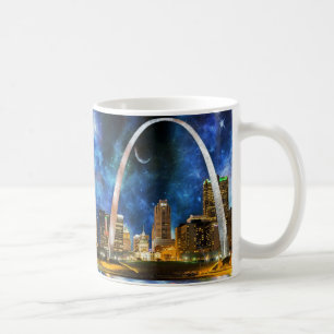 Spacey St. Louis Skyline Kaffeetasse