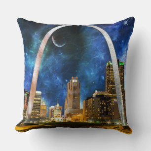 Spacey St. Louis Skyline Kissen