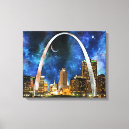 Spacey St. Louis Skyline Leinwanddruck