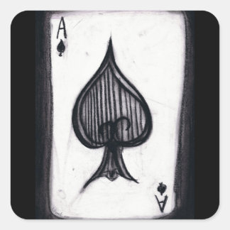 Spadenaau Quadratischer Aufkleber