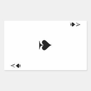 Spadenaau Rechteckiger Aufkleber