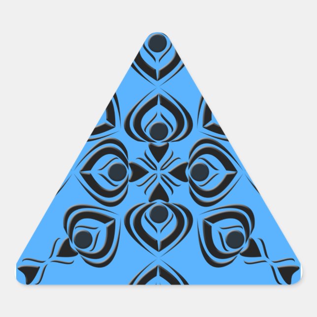 Spades Dreieckiger Aufkleber (Vorderseite)