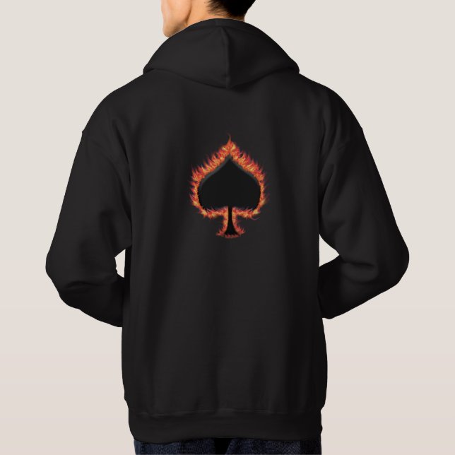 Spades Flames Hoodie (Rückseite)