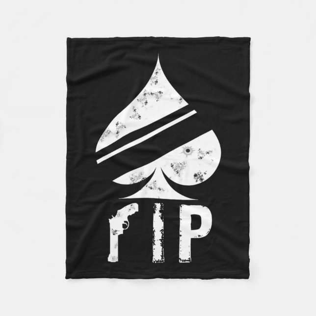 Spades Funny Video Game Player Fleecedecke (Vorderseite)