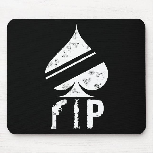 Spades Funny Video Game Player Mousepad (Vorne)