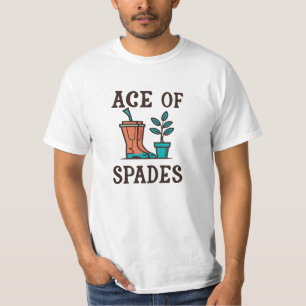 Spades lustige Gartenabend Pflanze T-Shirt