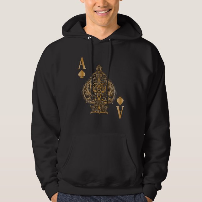 Spades Poker Casino Hoodie (Vorderseite)