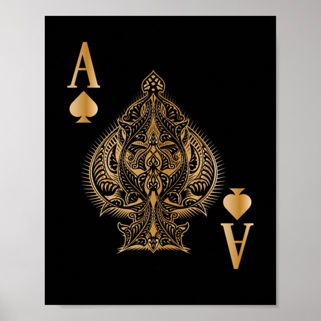 Spades Poker Casino Poster (Vorne)