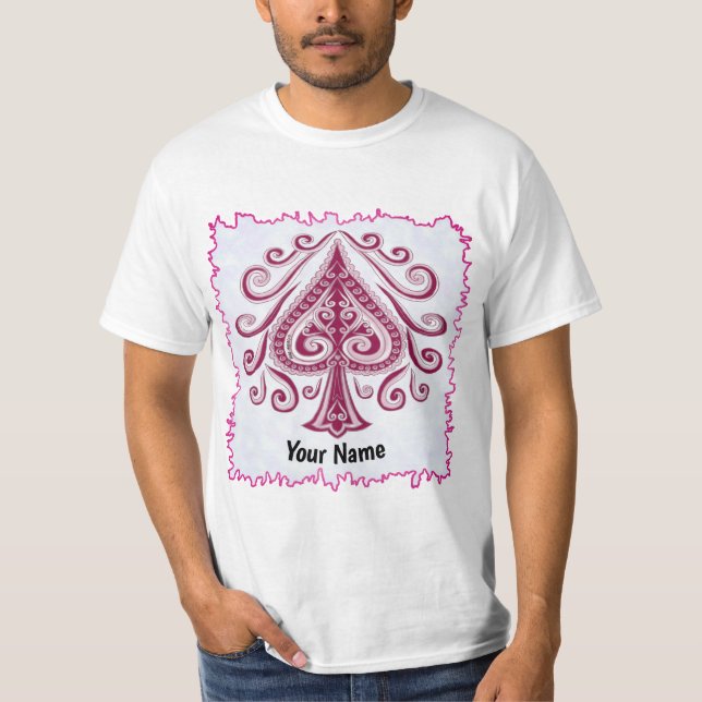 Spades  poker t-shirt (Vorderseite)