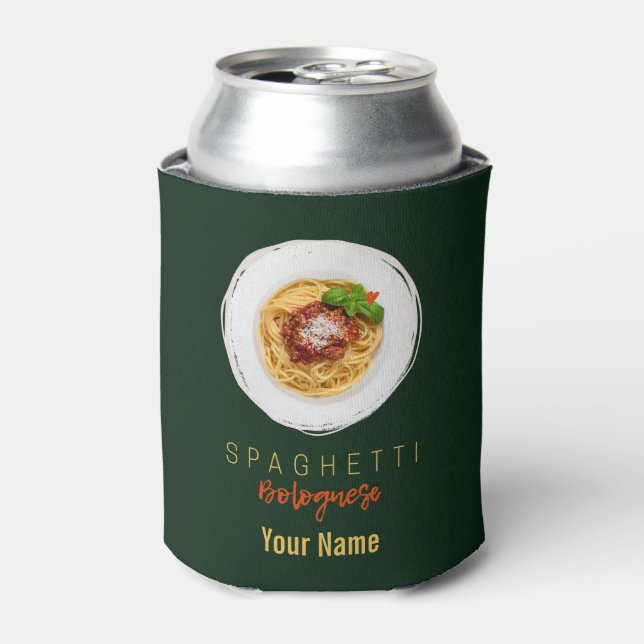 Spaghetti bolognese Nudeln Gourmet Koch Dosenkühler (Kanne Vorderseite)
