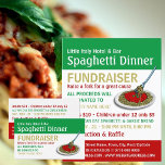 Spaghetti Dinner Fundraiser Event Flyer<br><div class="desc">Spaghetti Dinner Fundraiser Eventwerbung Flyer von der Business Card Store.</div>