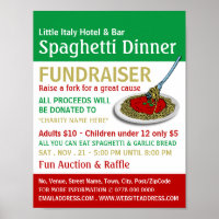 Spaghetti Dinner Fundraiser Veranstaltung