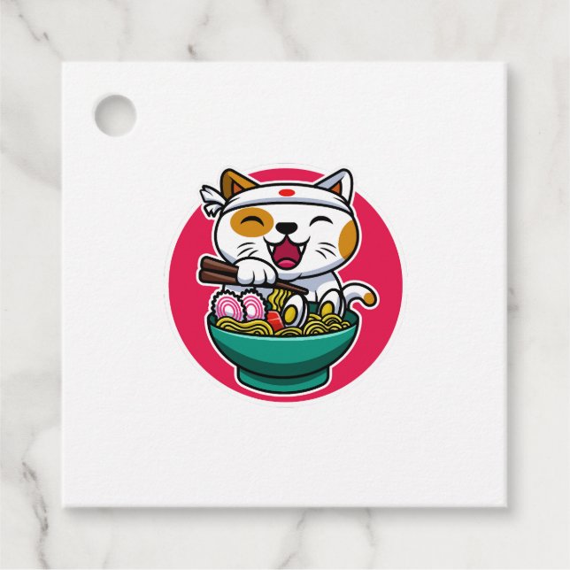 Spaghetti Geschenkanhänger (Vorderseite)