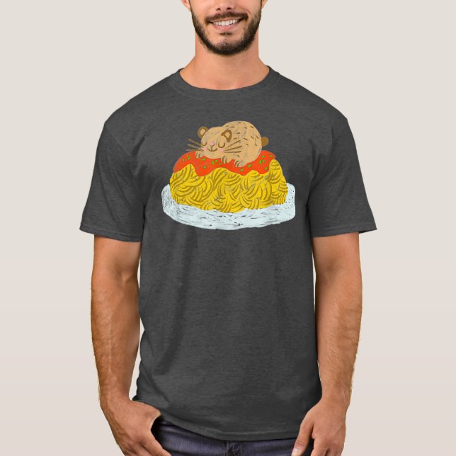 Spaghetti Hamster T-Shirt (Vorderseite)