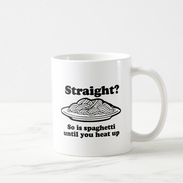 Spaghetti ist Gay Tasse (Rechts)