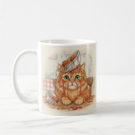 Spaghetti Kitty, Orange, Kaffeetasse
