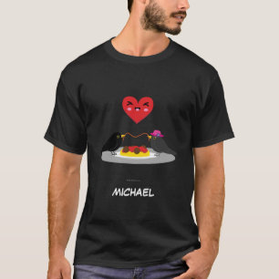 Spaghetti Meatballs Romantisches Datum   Name hinz T-Shirt