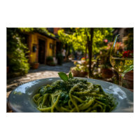 Spaghetti mit Creamy Spinach Sauce