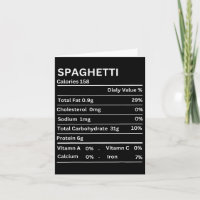 Spaghetti Nutrition Fakten Funny Erntedank Nutri