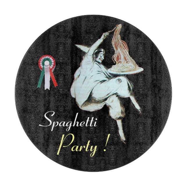 SPAGHETTI PARTY ITALIENISCHE KÜCHE, RESTAURANT Bla Schneidebrett (Vorderseite)