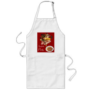 SPAGHETTI-PARTY-TANZ, ITALIENISCHE KÜCHE UND TOMAT LANGE SCHÜRZE