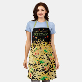 Spaghetti Pasta Italienische Küche personalisiert Schürze