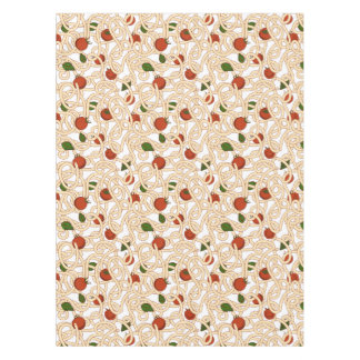 Spaghetti Pasta Italienisches Essen mit Tomate Tischdecke