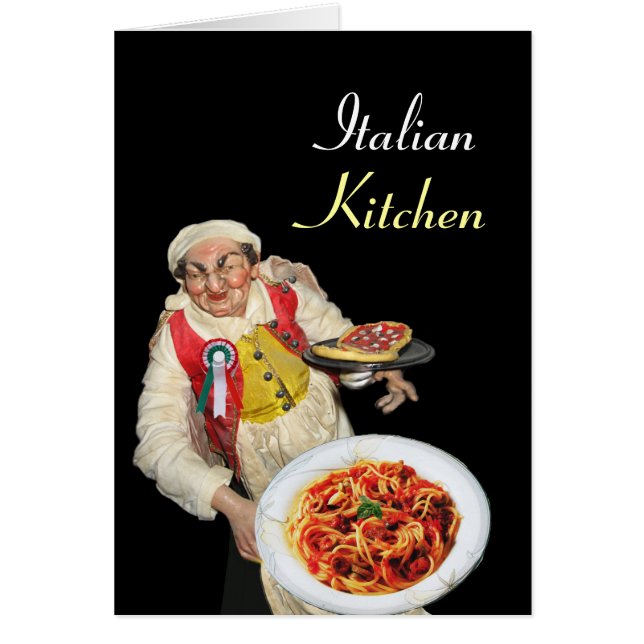 SPAGHETTI & PIZZA PARTY RESTAURANT Schwarz-weiß ro (Vorne)