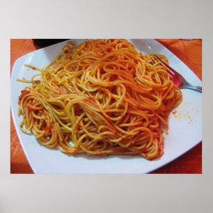 Spaghetti-Plakat Poster