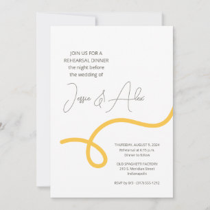 Spaghetti-Probeessen-Einladung Einladung