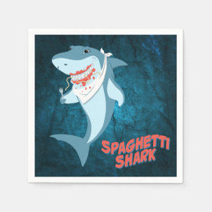 Spaghetti Shark Serviette